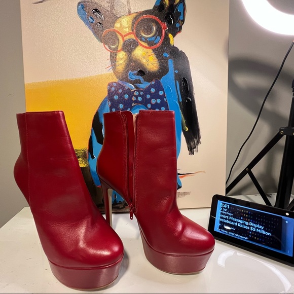 Steve Madden Shoes - Steve Madden  Red Stiletto Boot